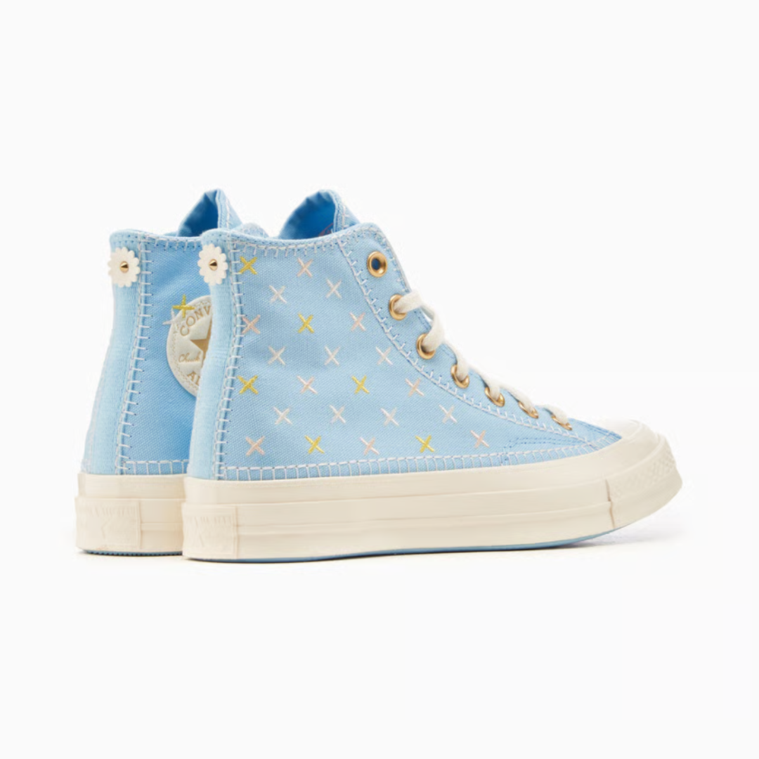 Converse Chuck 70 Hi - True Sky / Egret / Gold - Walk by Streetart