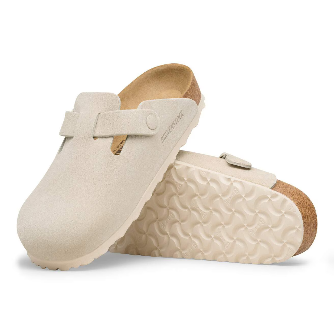 Birkenstock Boston Suede Leather - Oyster - Walk by Streetart