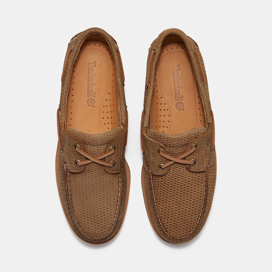 Timberland Boat Shoe - Medium Beige Nubuck - Walk by Streetart