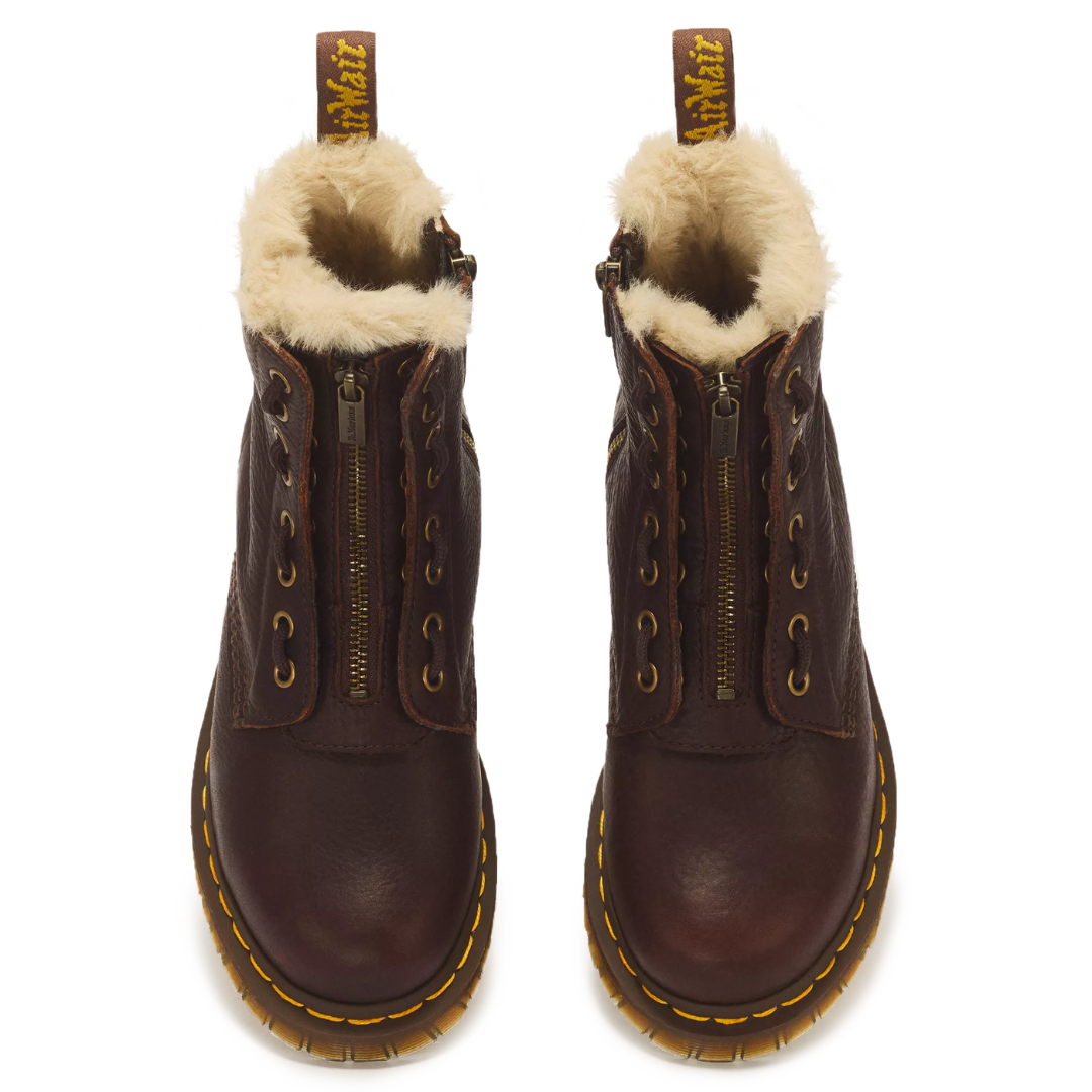 Dr.Martens 1460 Serena Zip - Dark Brown Grizzly