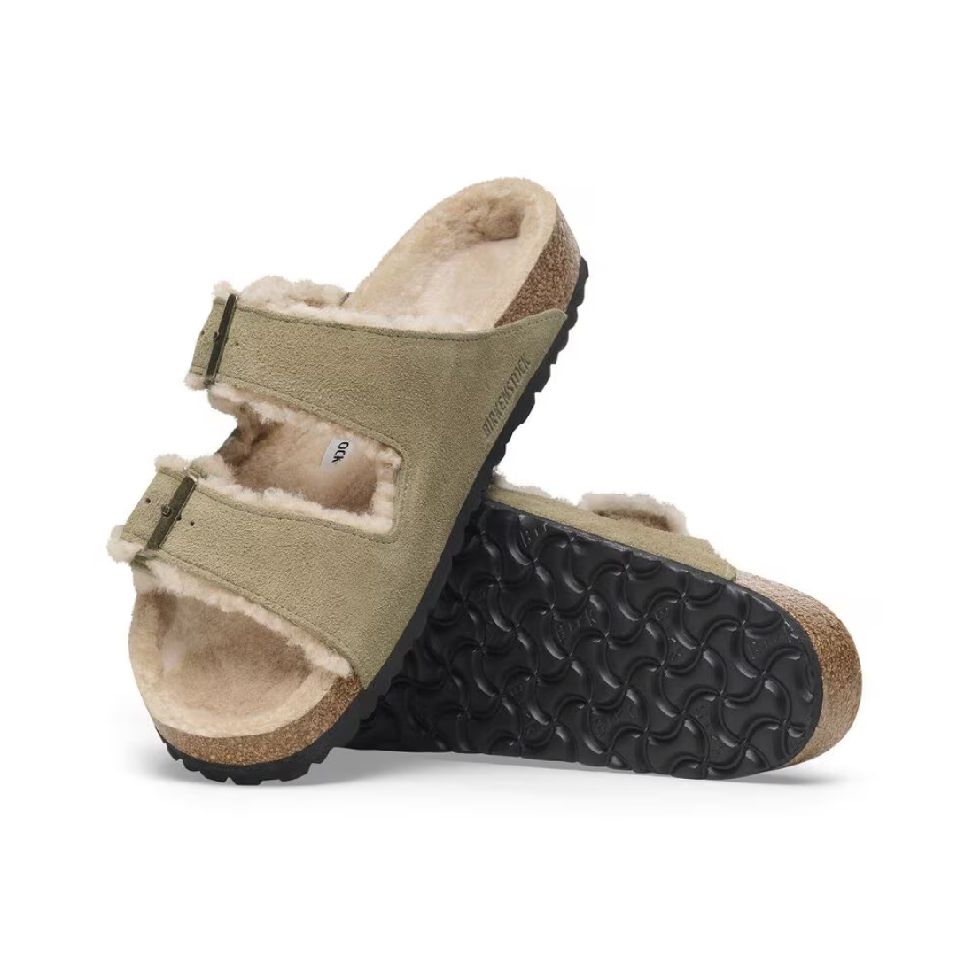Birkenstock Arizona Shearling - Taupe