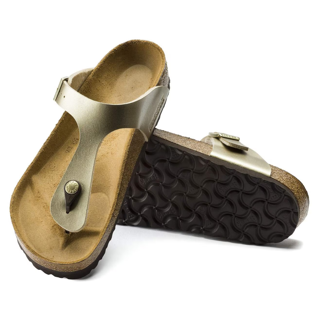Birkenstock Gizeh Birkoflor - Gold - Walk by Streetart