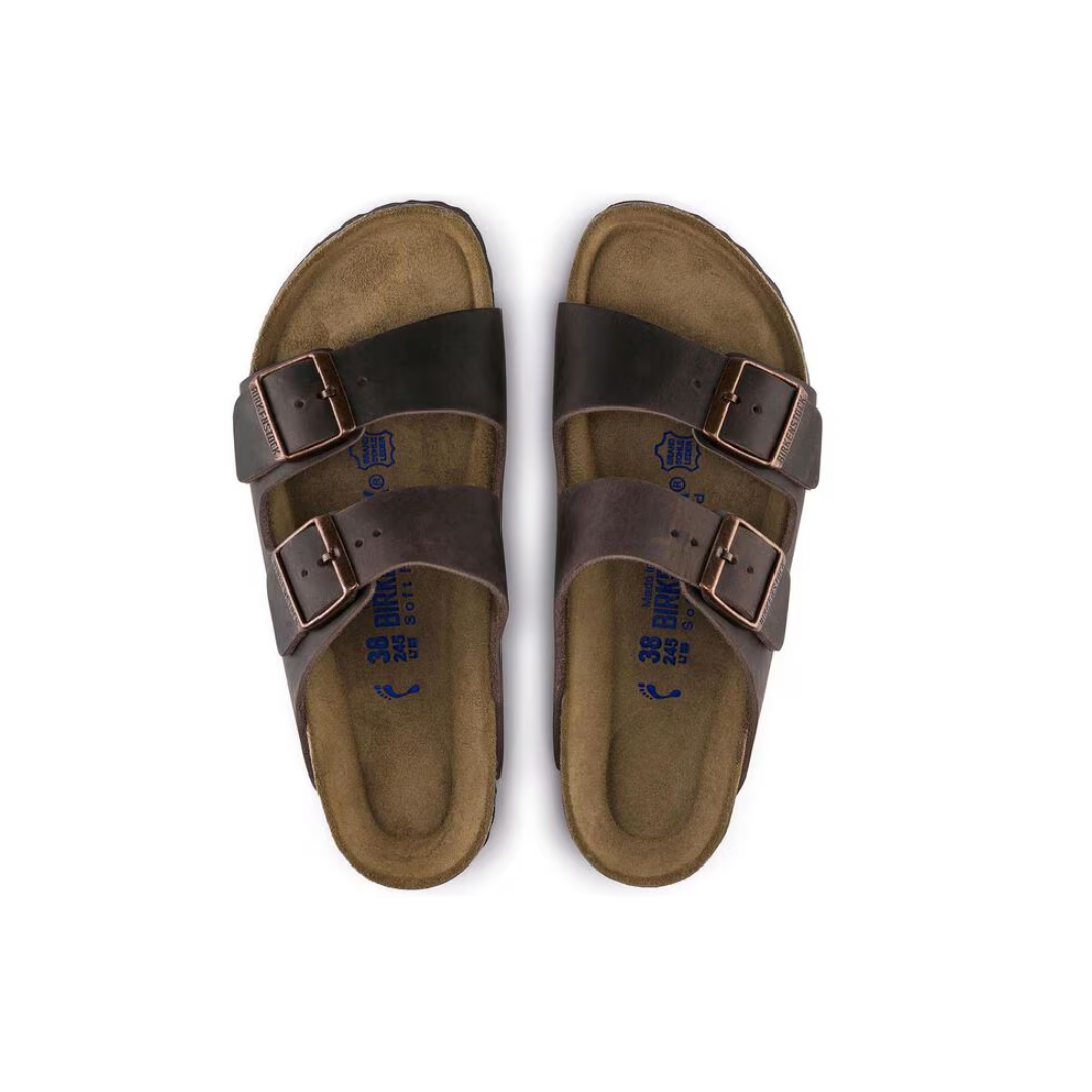 Birkenstock Arizona Soft Footbed Leather Oiled - Habana - Walk by Streetart