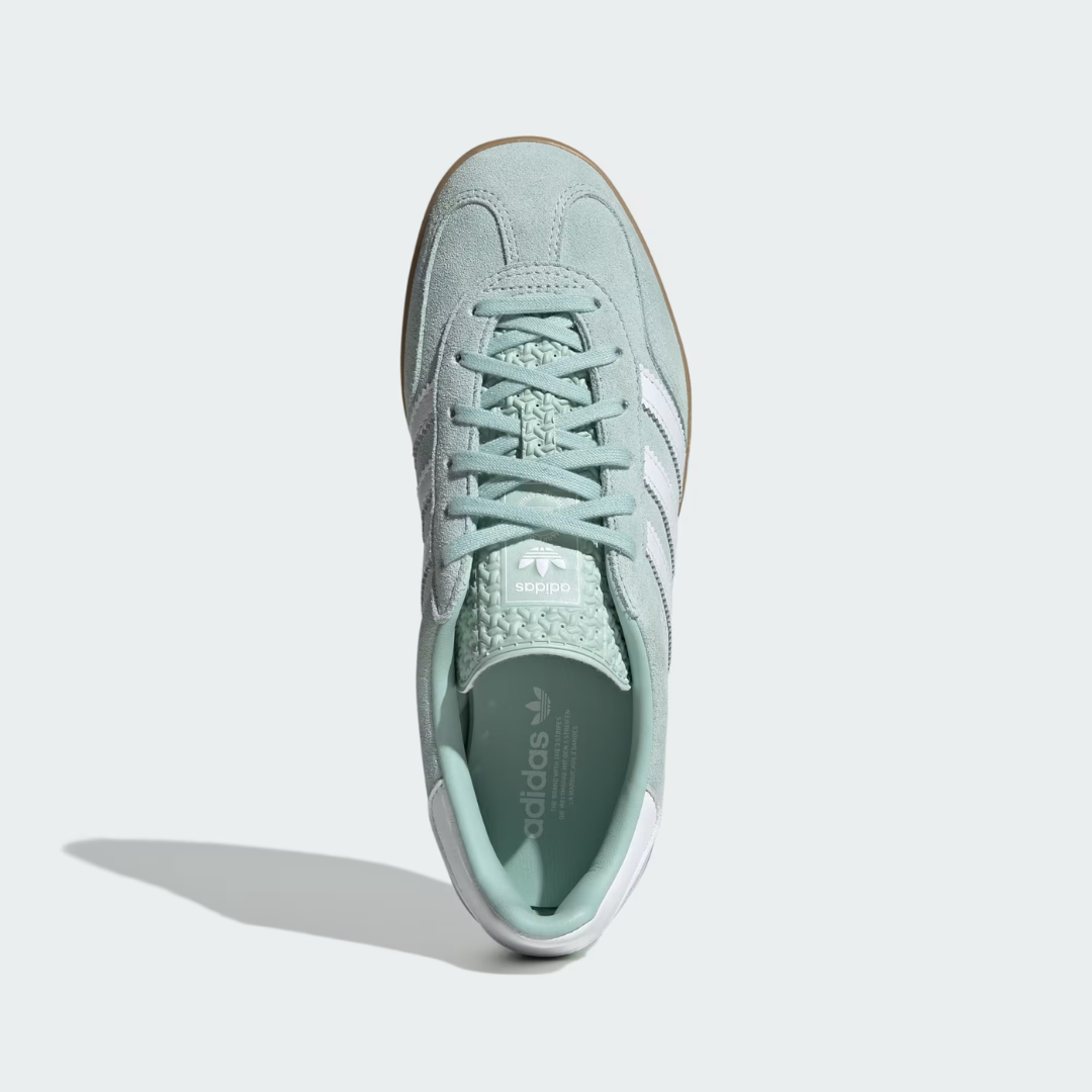 Adidas Gazelle Indoor - Ash Green / Cloud White / Gum