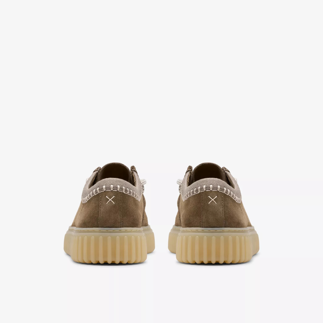 Clarks Torhill Low - Dark Olive Combi - Walk by Streetart