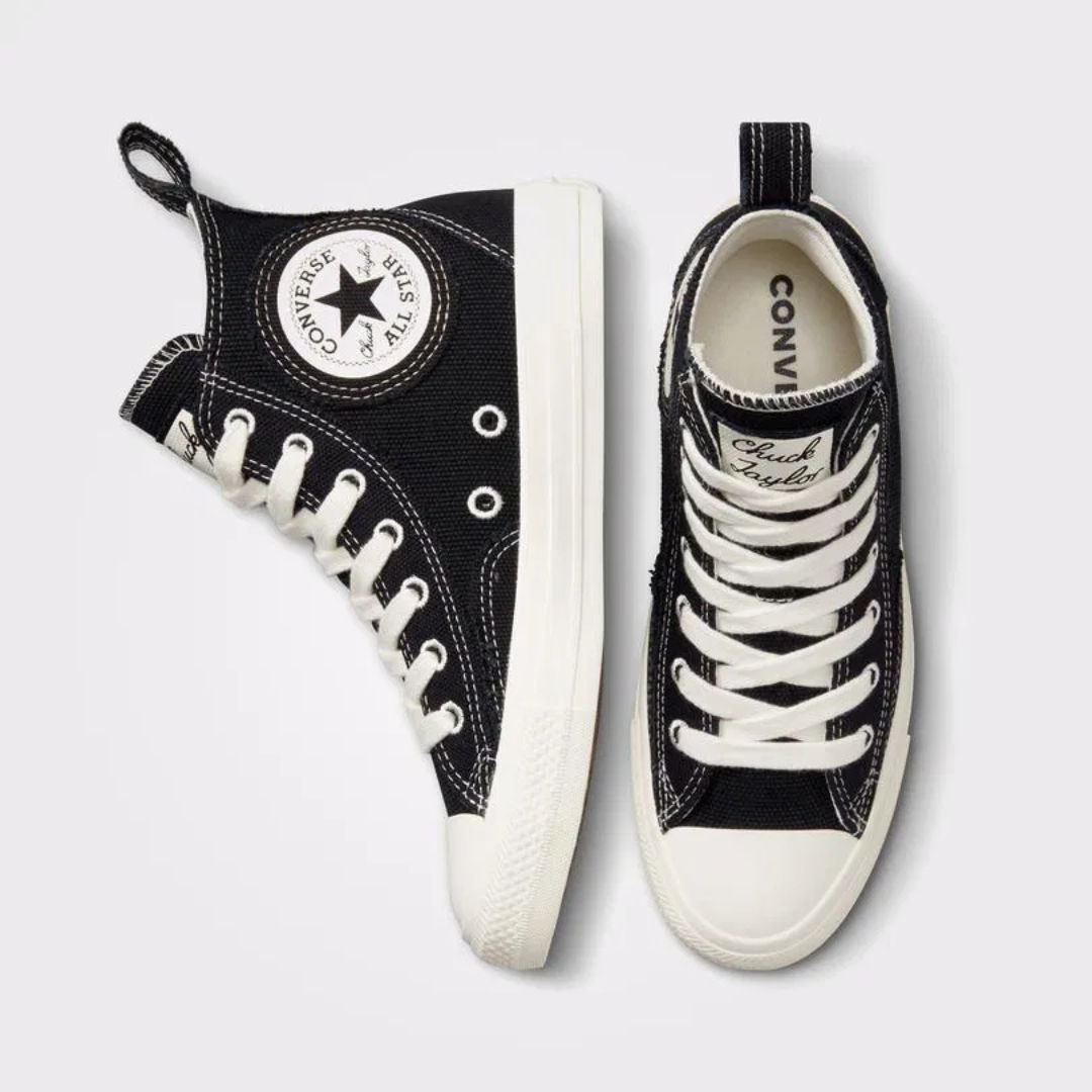 Converse Ctas Hi -  Black / Black / Egret - Walk by Streetart