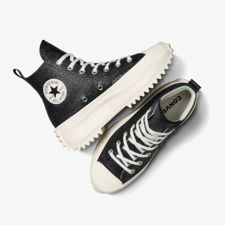 Converse Ctas Run Star Hike Hi - Black / Egret / Egret - Walk by Streetart