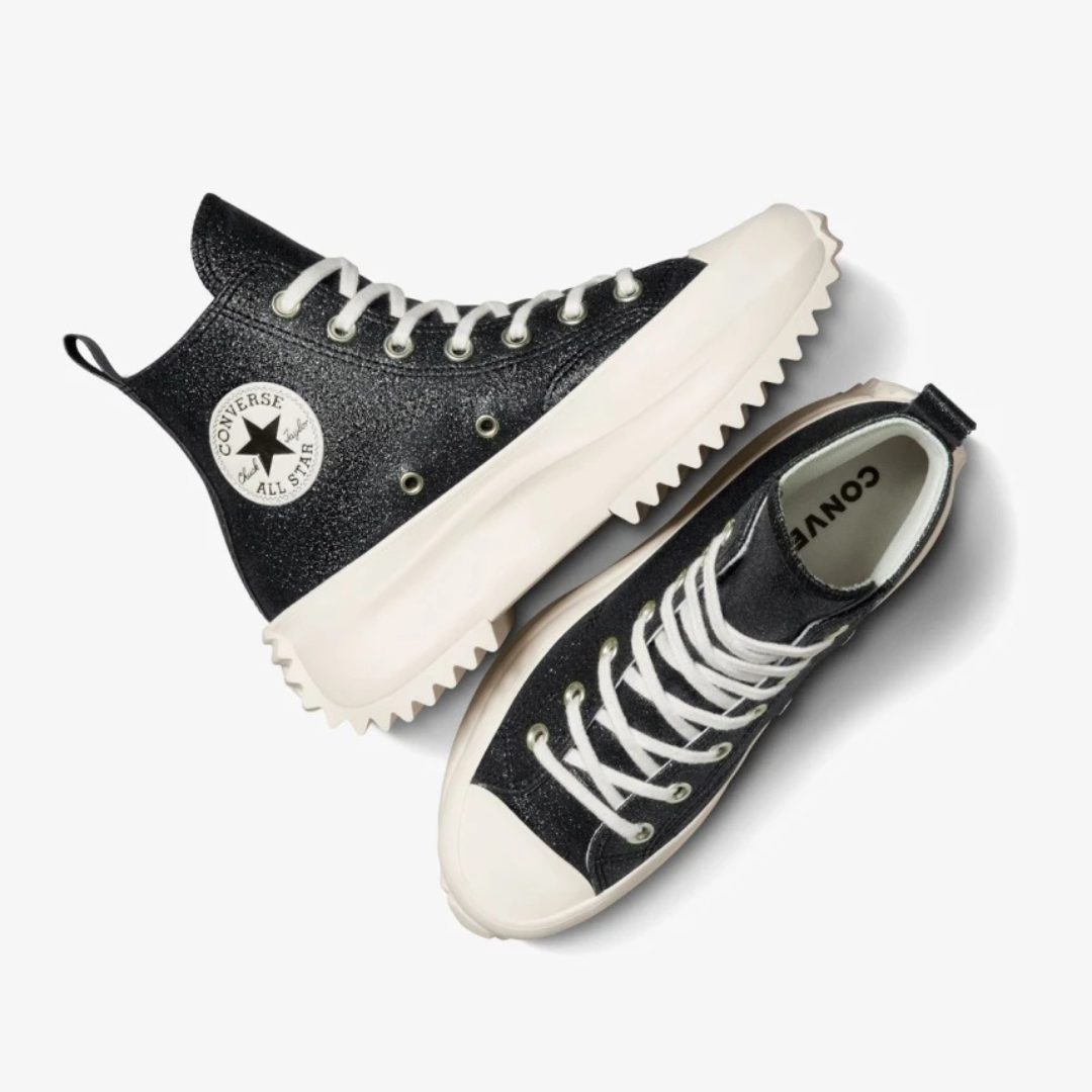 Converse Ctas Run Star Hike Hi - Black / Egret / Egret - Walk by Streetart
