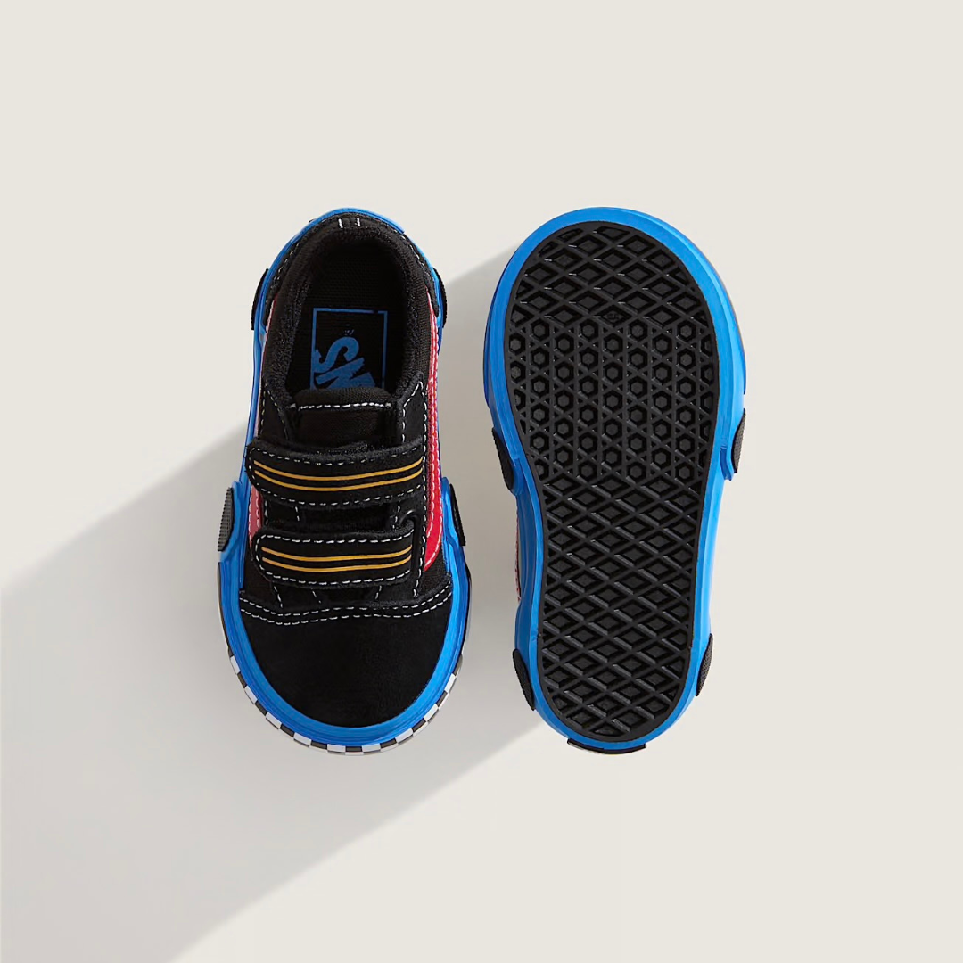 Vans Kids Old Skool V Car - Black / Blue - Walk by Streetart