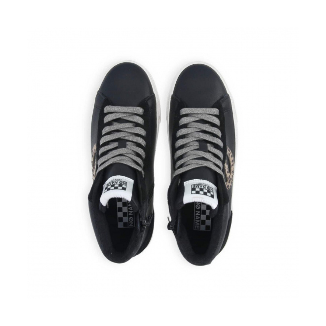 No Name Arcade Strike Mid Cut Nappa - Suede Black / Beige - Walk by Streetart
