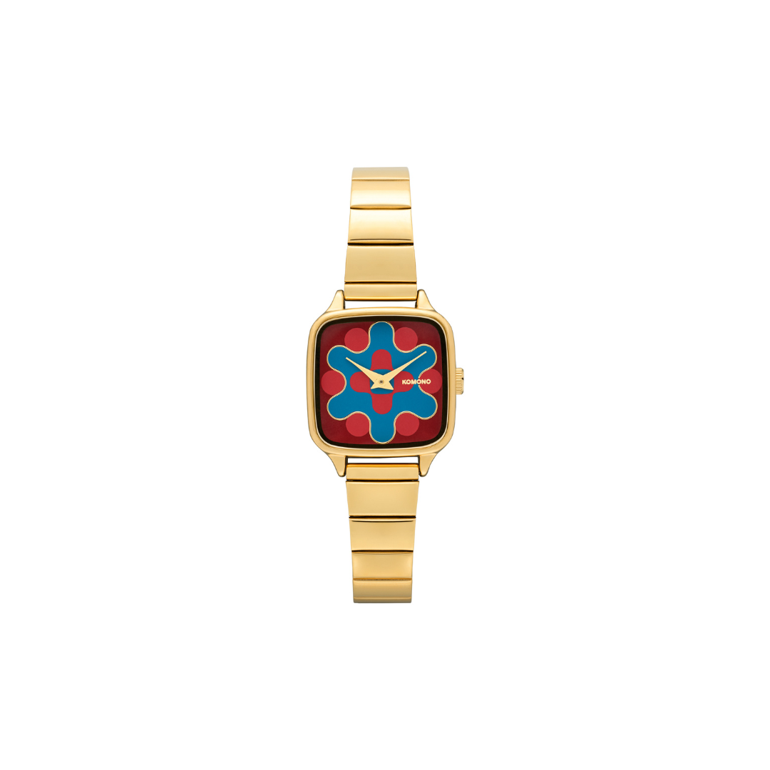 Komono Montre The Kate Aurora - Trak Gold / Maroon Blue