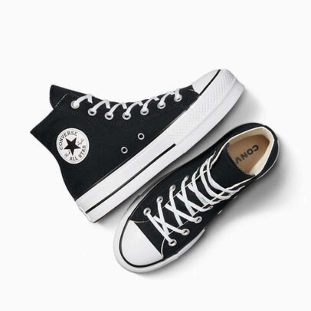 Converse Ctas Lift Hi -  Black / White / White