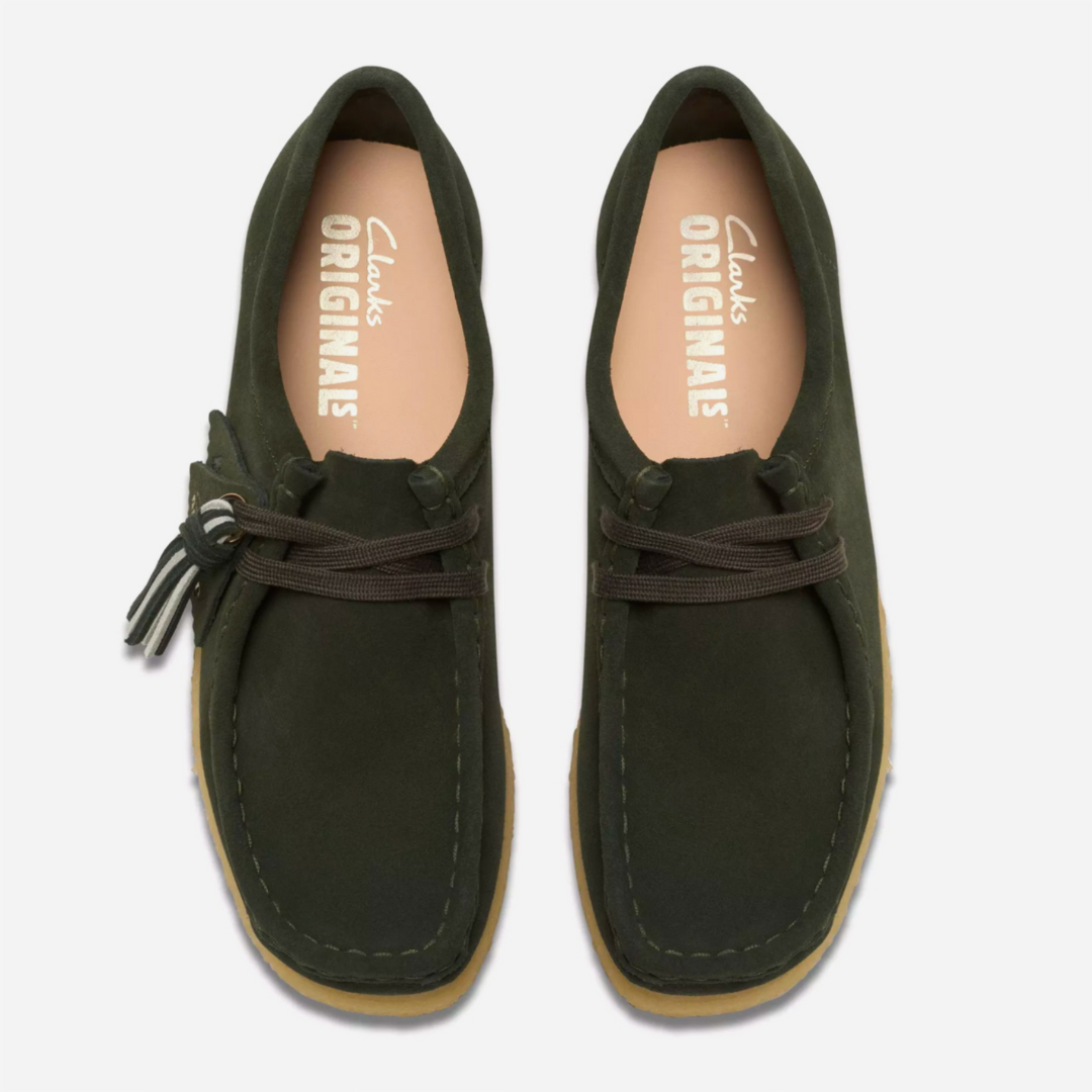 Clarks Wallabee - Forest Green Suede