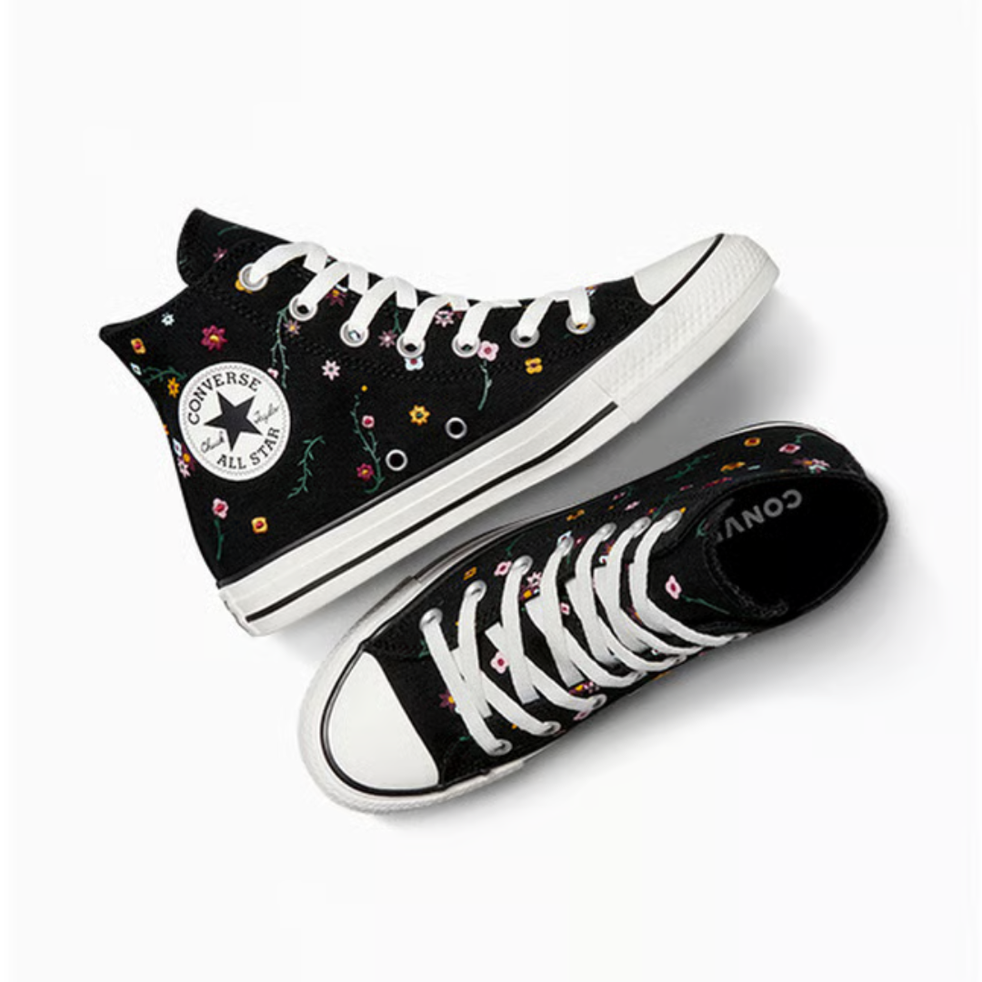 Converse Ctas Hi -  Black / Frozen Acai / Branch Out