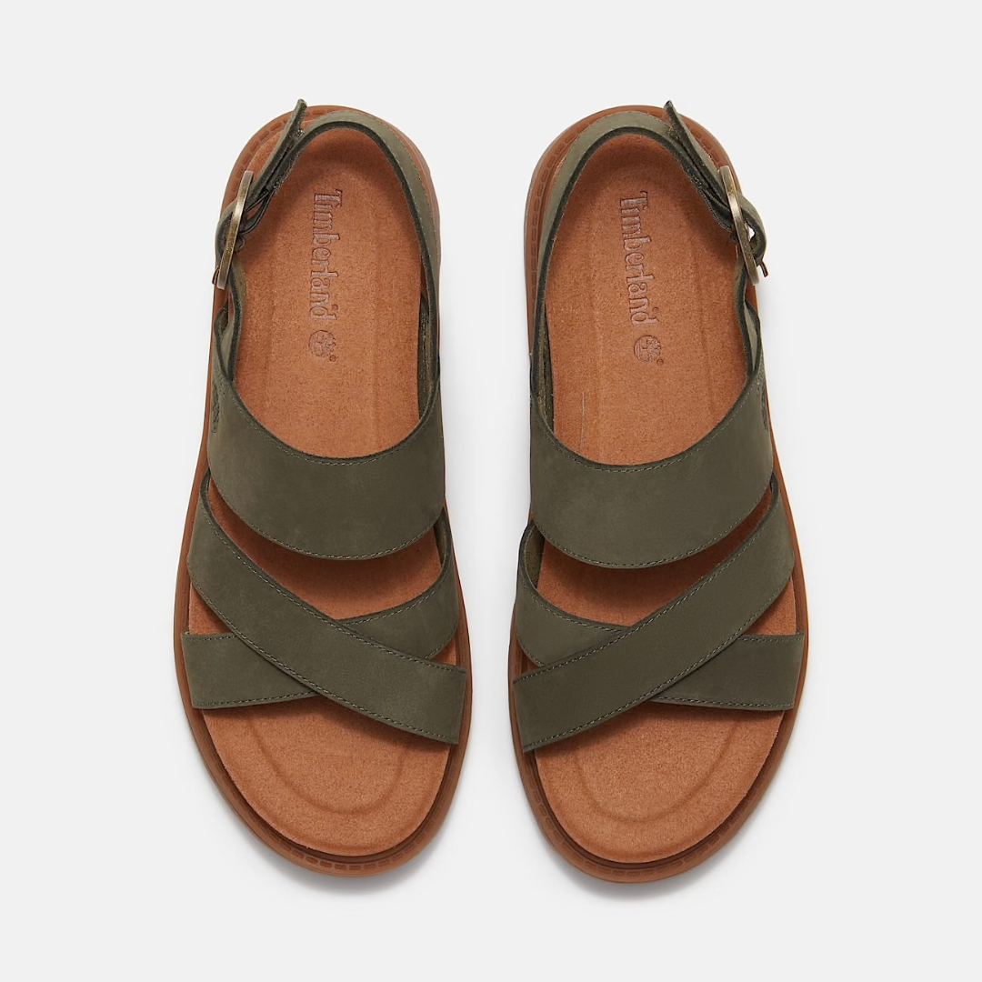 Timberland Clairemont Backstrap Sandal - Olive / Nubuck - Walk by Streetart