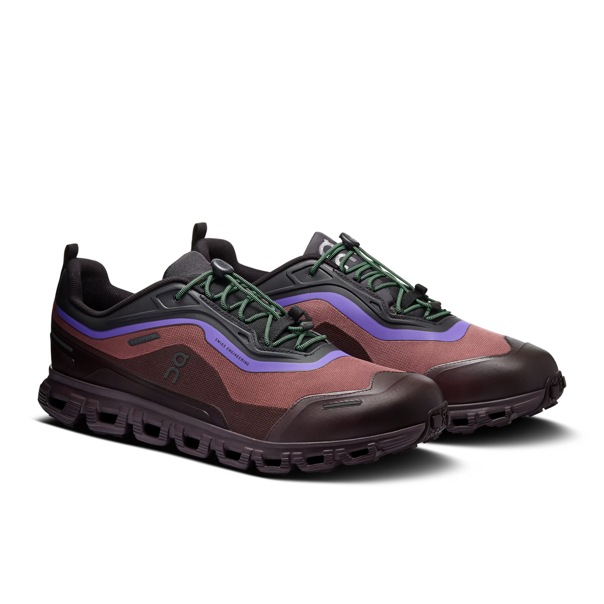 On Running Cloud 6 Geo Waterproof - Black / Tyrian - Walk by Streetart