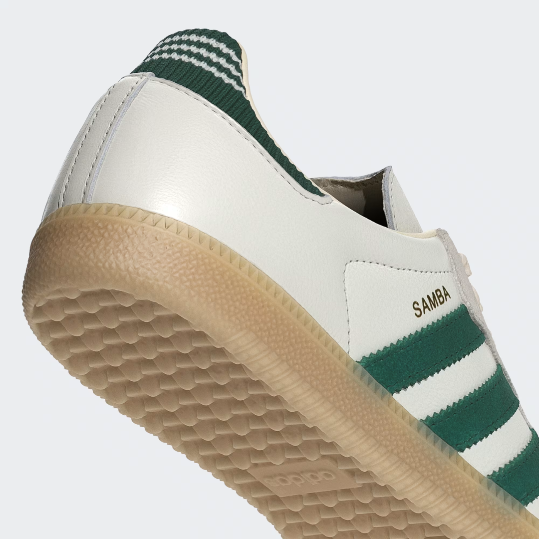 Adidas Samba Og - Cloud White / Collegiate Green / Gum - Walk by Streetart