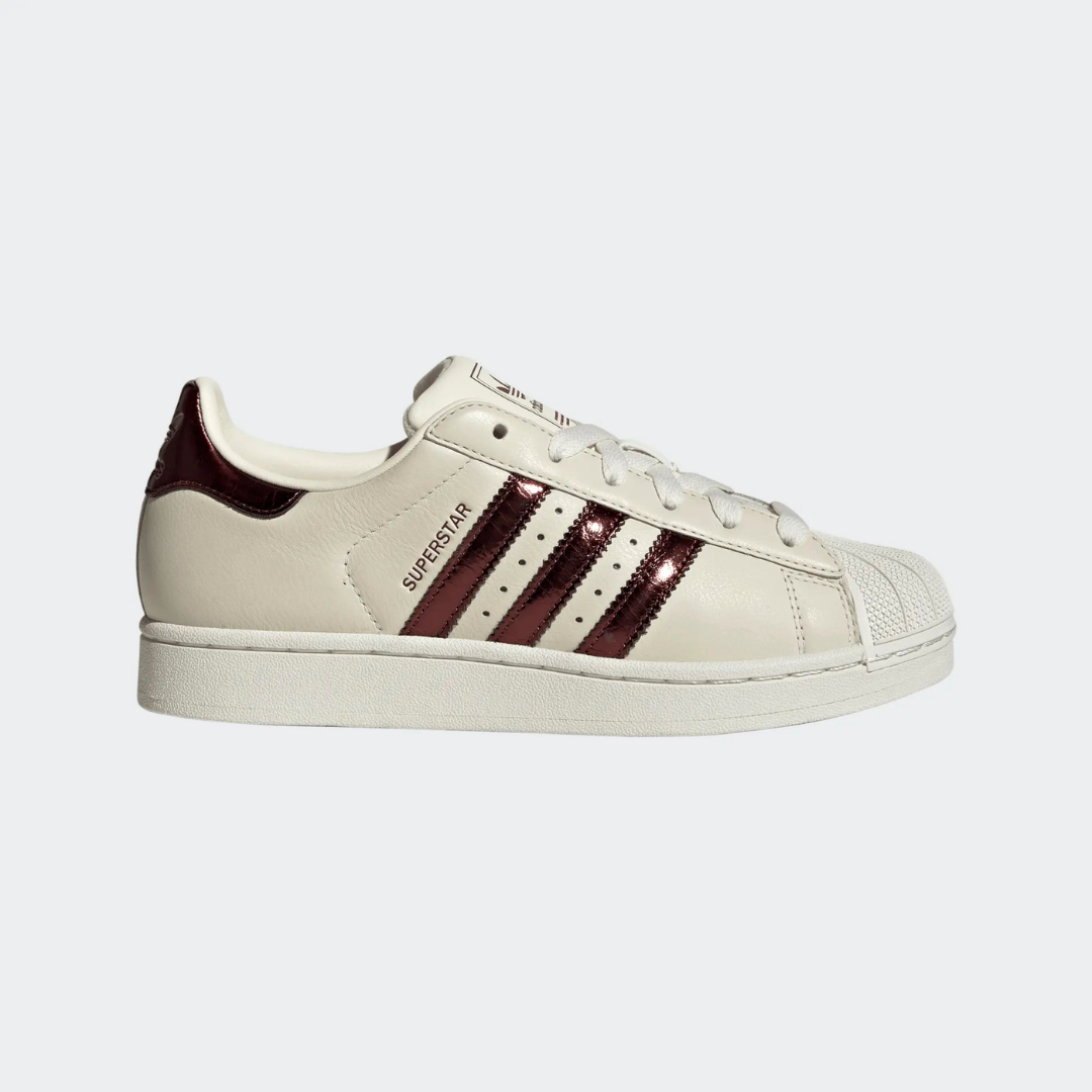 Adidas Superstar II - White / Maron / Gold - Walk by Streetart