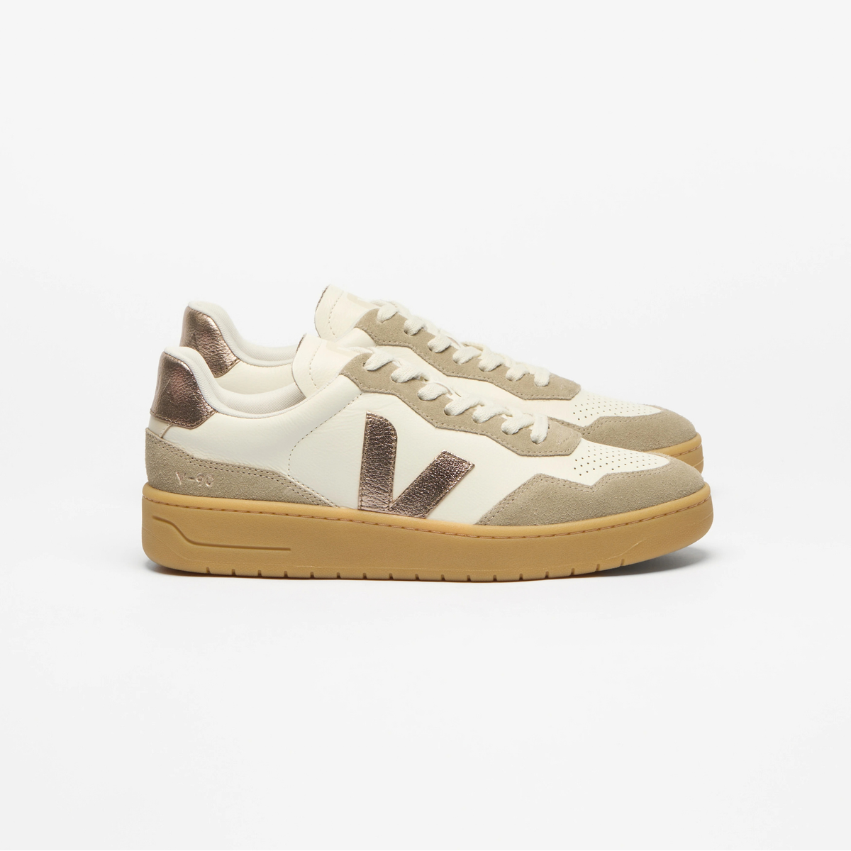 Veja V-90 Leather - Pure Bronze Natural