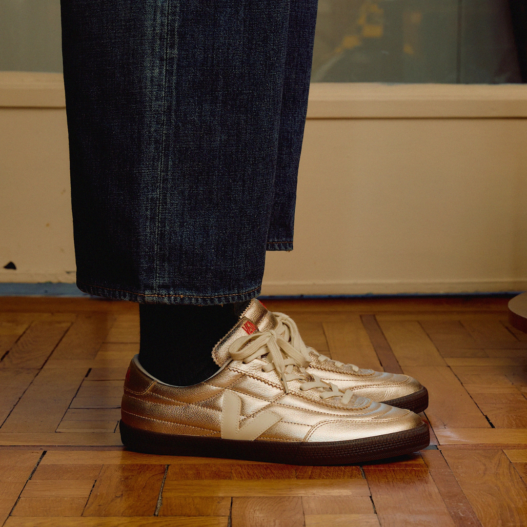 Veja Panenka Leather - Platine / Pierre / Eagle