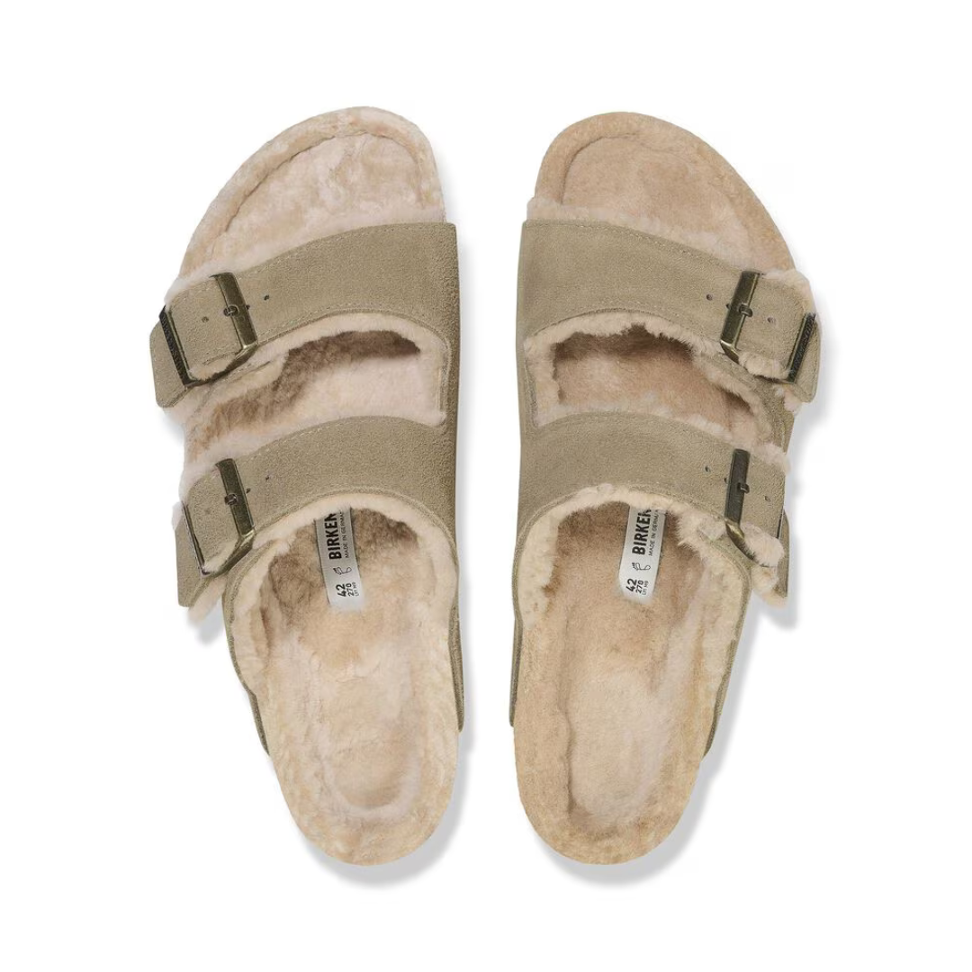 Birkenstock Arizona Shearling - Taupe