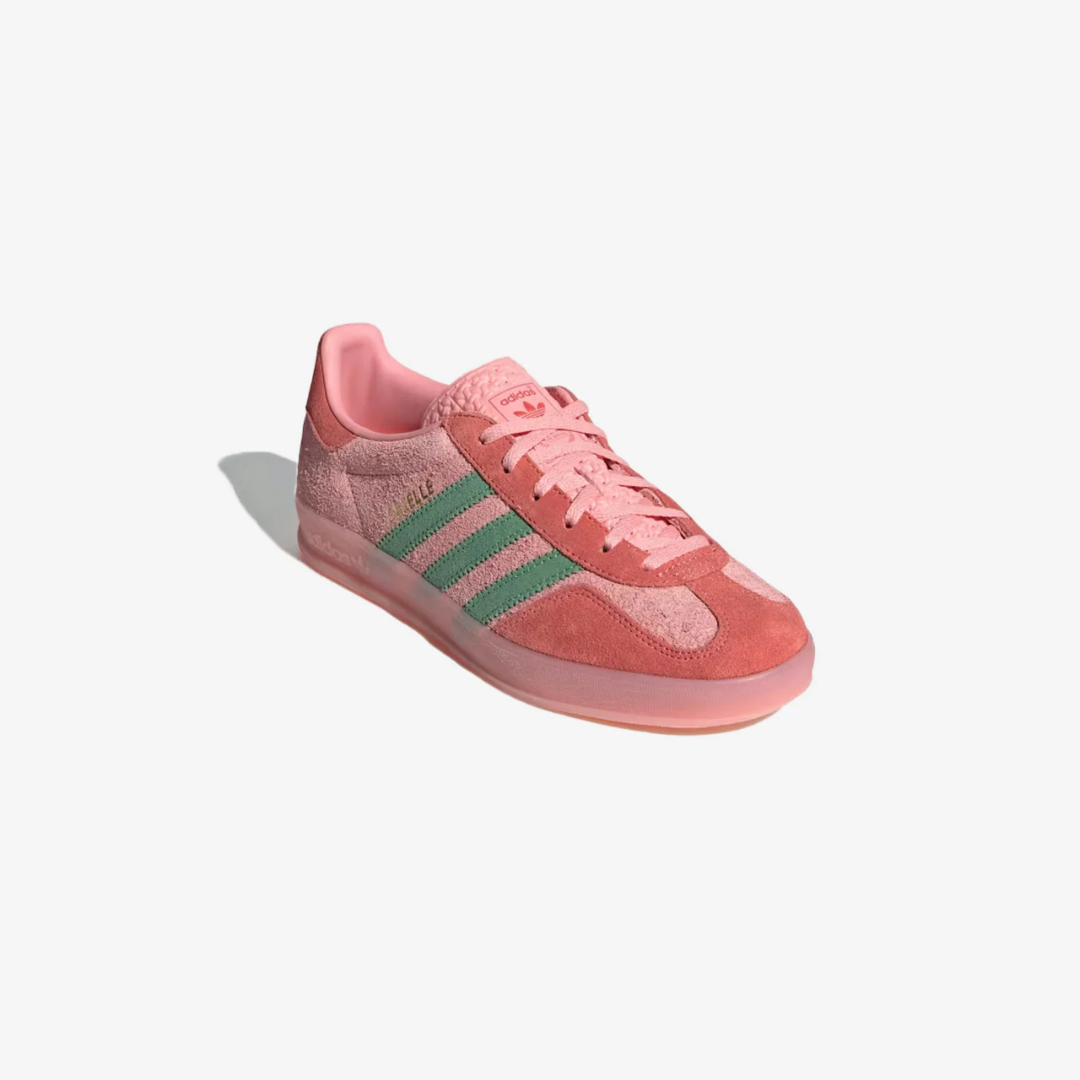 Adidas Gazelle Indoor W - Pink / Green - Walk by Streetart