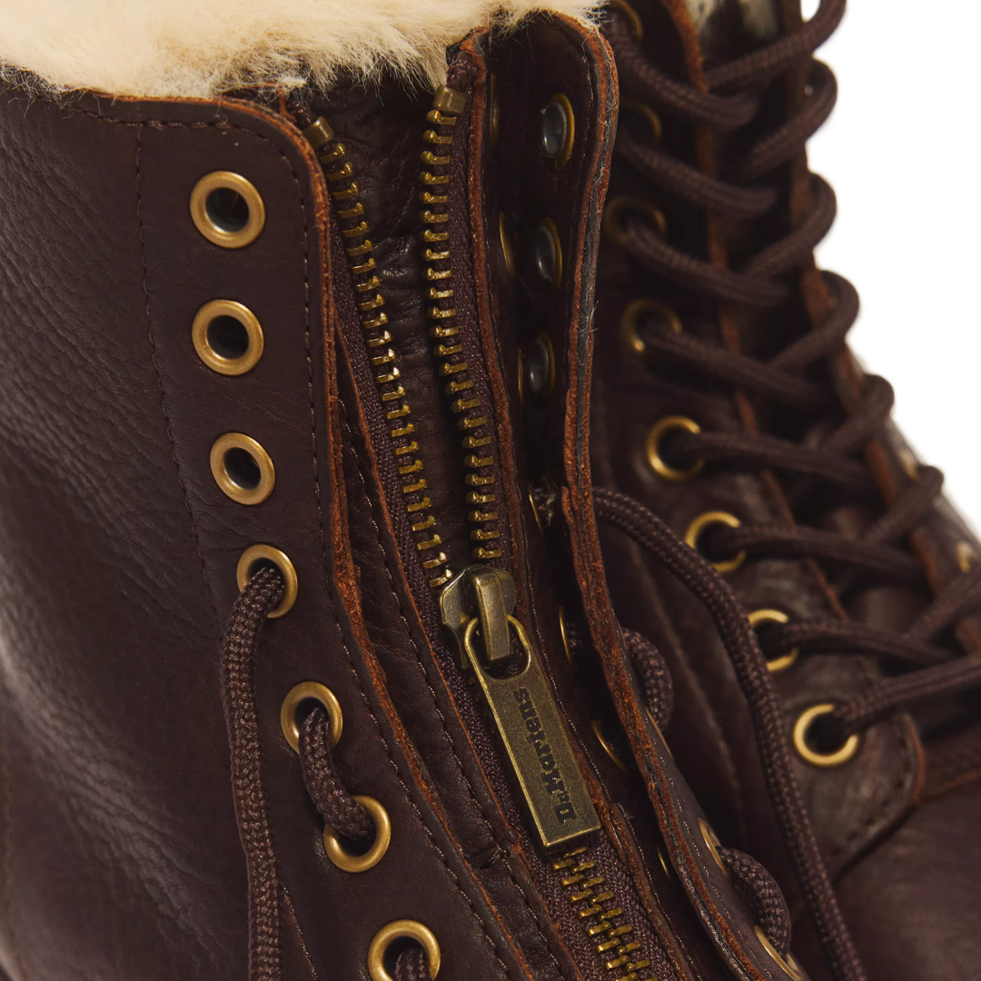 Dr.Martens 1460 Serena Zip - Dark Brown Grizzly
