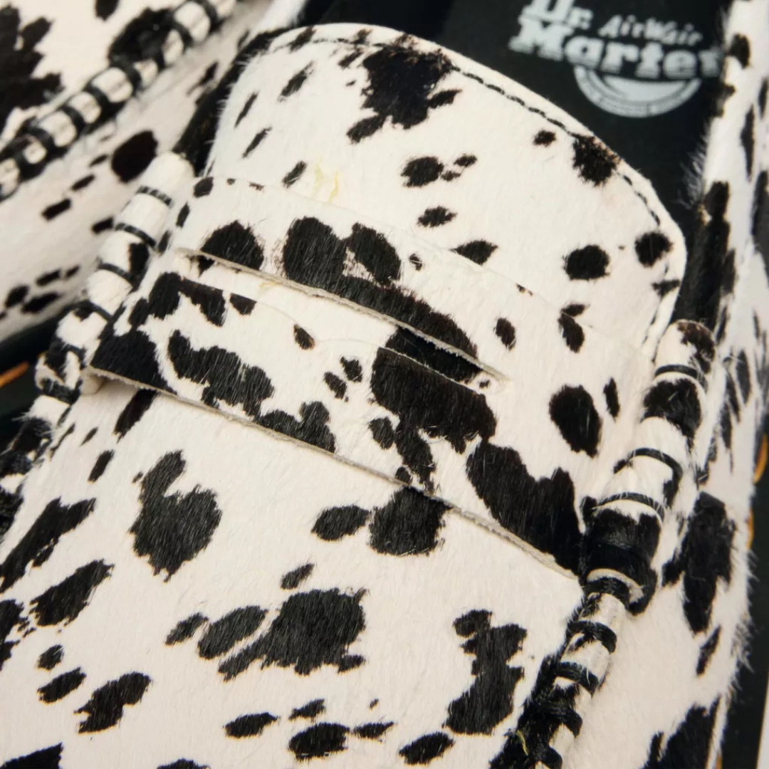 Dr.Martens Penton Loafer Dalmatien - Cream / Black - Walk by Streetart
