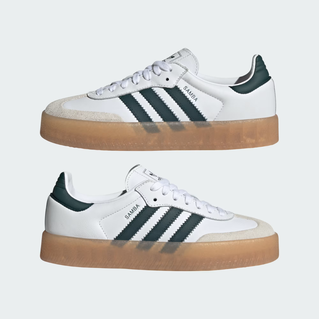 Adidas Sambae W - White / Off White / Aurich Ivy - Walk by Streetart