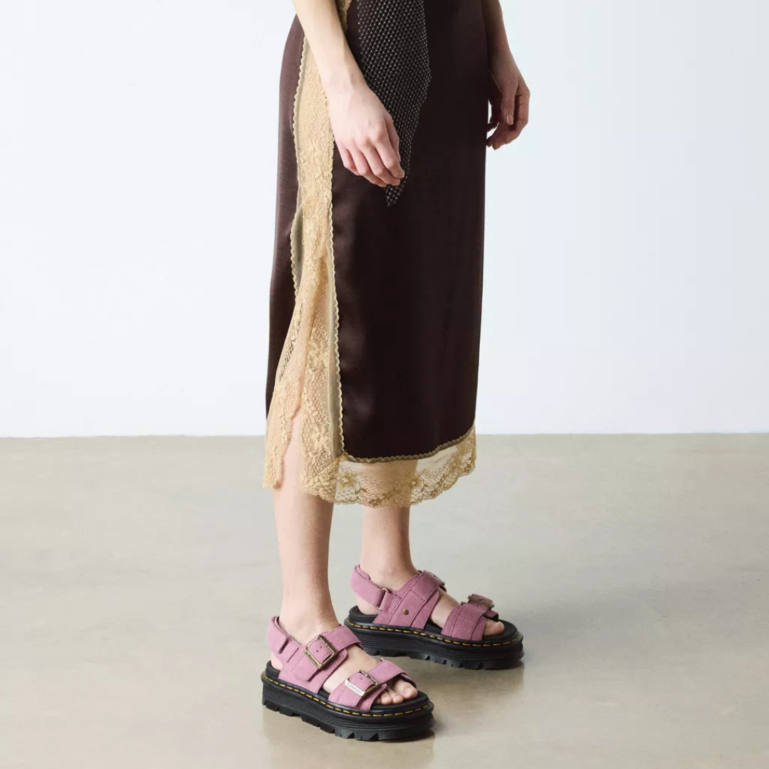 Dr Martens ZebZag Sandal - Dusty Rose - Walk by Streetart