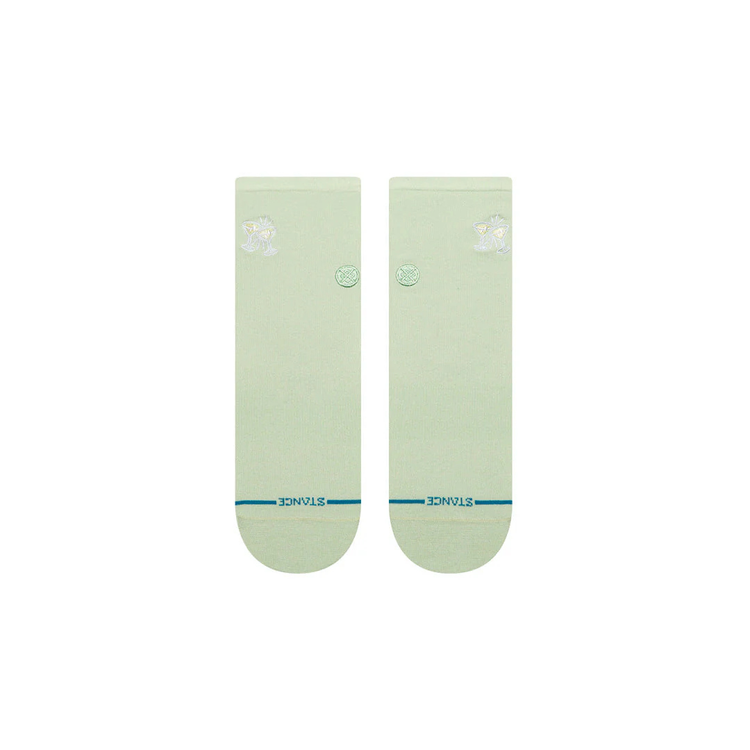 Stance Fine Rib Quarter - Green - Walk by Streetart