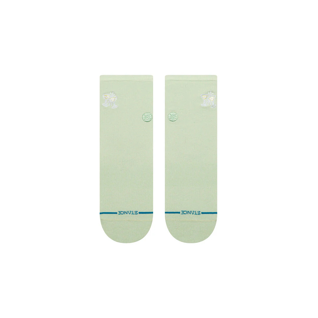 Stance Fine Rib Quarter - Green