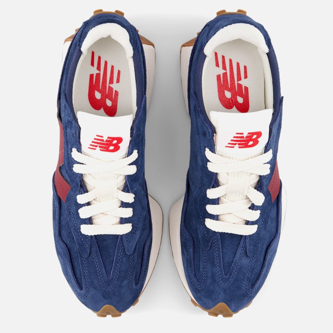 New Balance 327 - Navy / Monarch Burgundy - Walk by Streetart