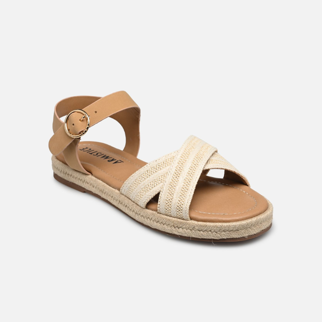 Armistice Costa Cross - Solgy / Naxos Tan / Dove - Walk by Streetart