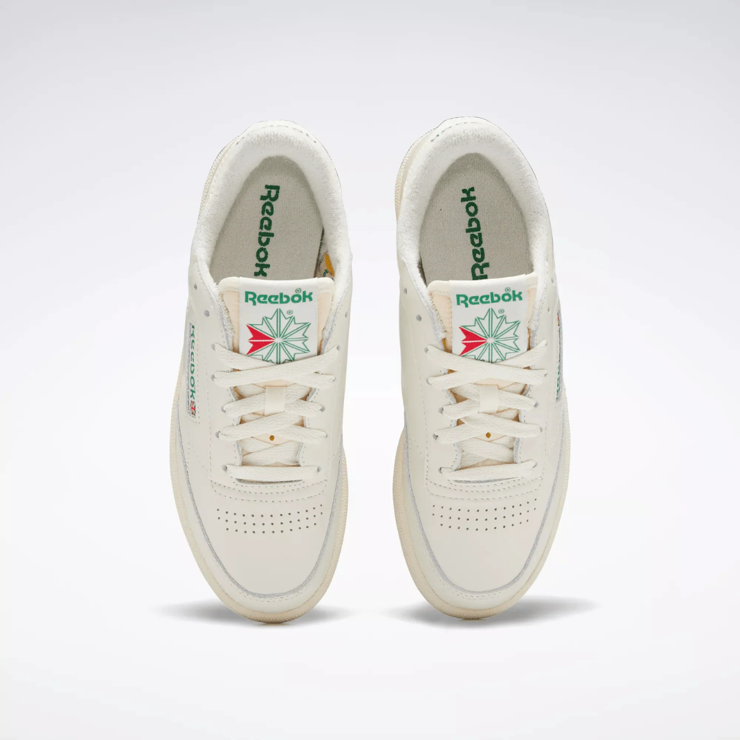 Reebok Club C 85 Vintage - Chalk / Alabaster / Glen Green - Walk by Streetart