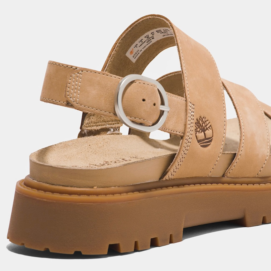 Timberland Clairemont Backstrap Sandal -  Beige / Nubuck - Walk by Streetart