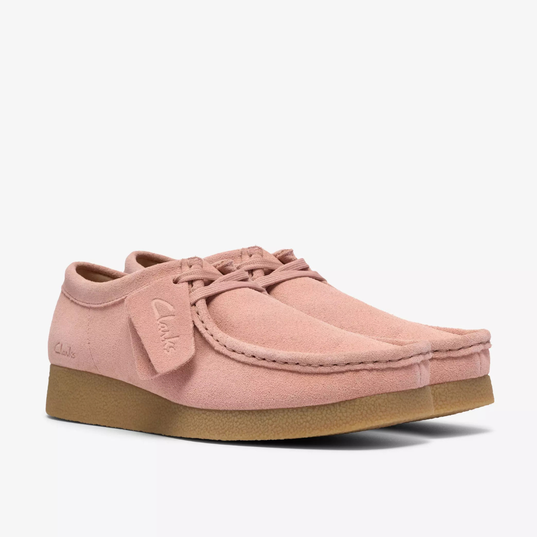 Clarks Wallabee Evo - Light Pink Suede