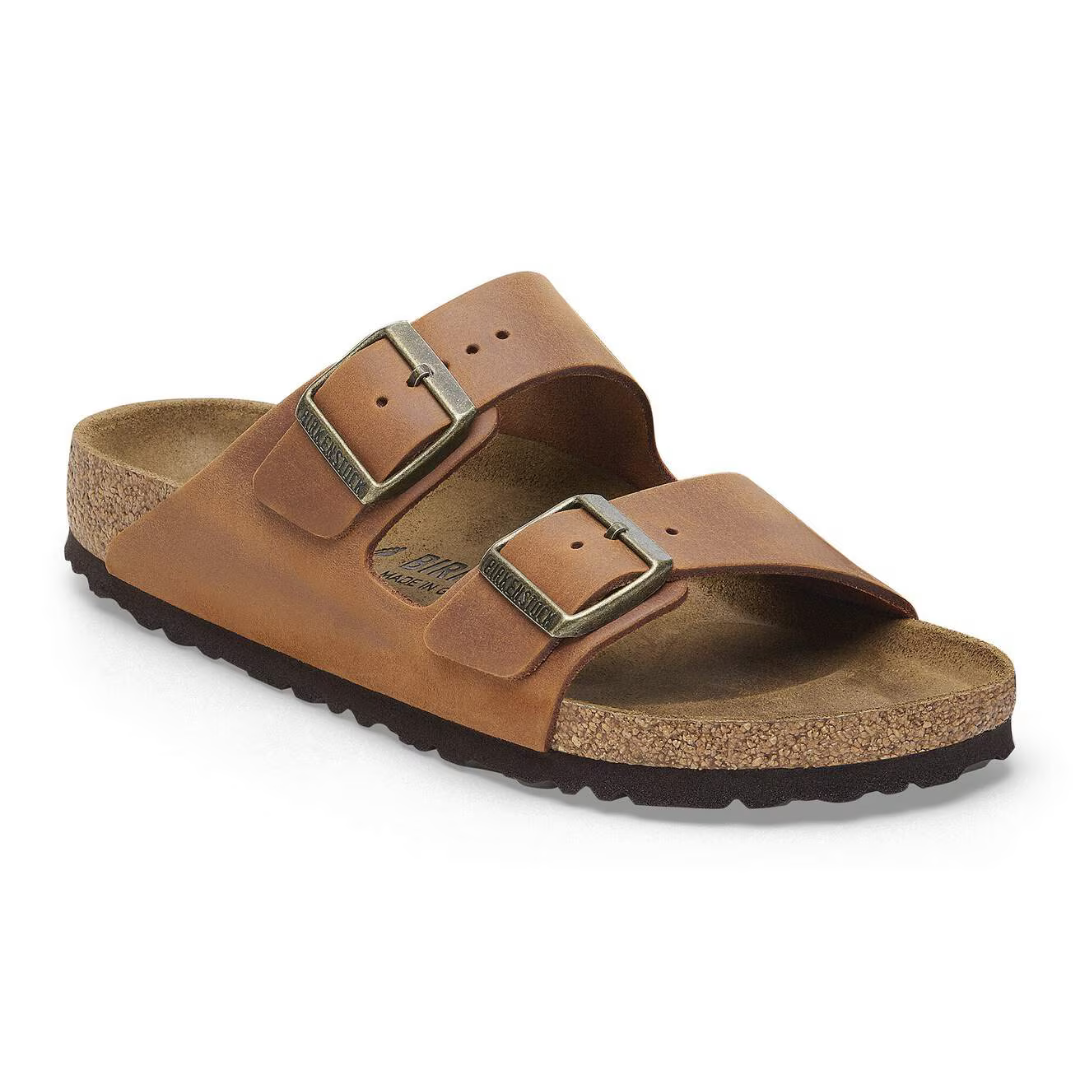 Birkenstock Arizona Leather Oiled - Cognac - Walk by Streetart
