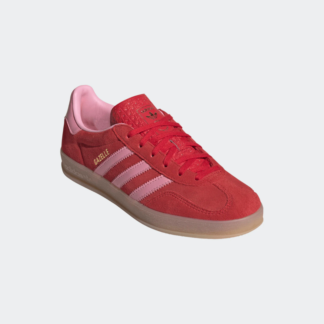 Adidas Gazelle Indoor - Better Scarlet / Light Pink / Gum