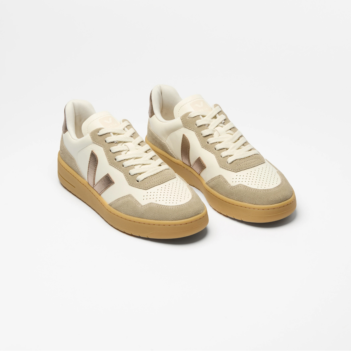 Veja V-90 Leather - Pure Bronze Natural