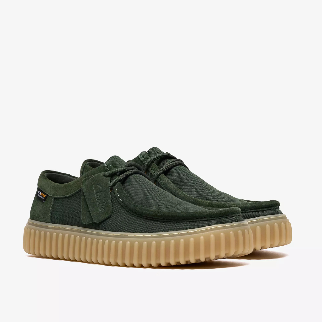 Clarks Torhill Lo - Green - Walk by Streetart