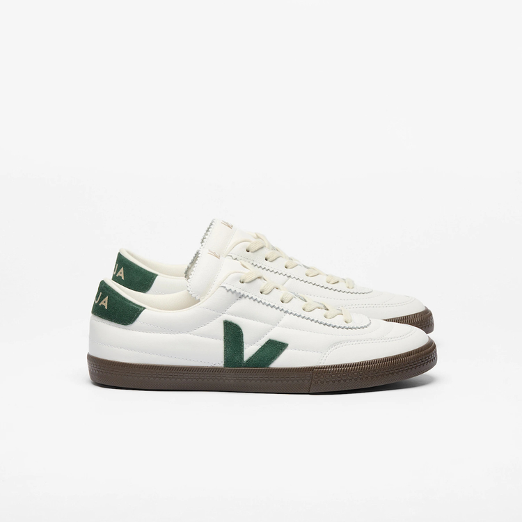 Veja Panenka Leather - White / Cyprus / Eagle - Walk by Streetart