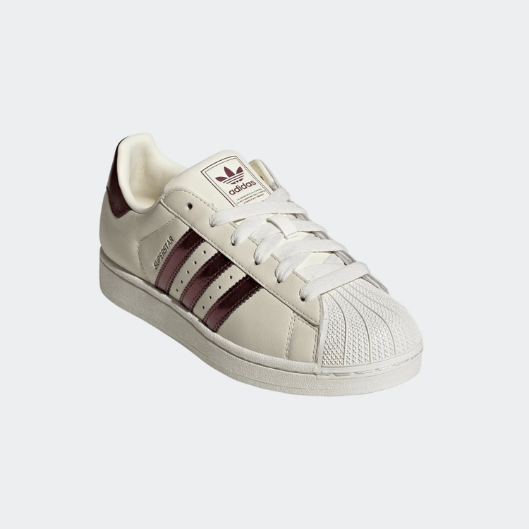 Adidas Superstar II - White / Maron / Gold