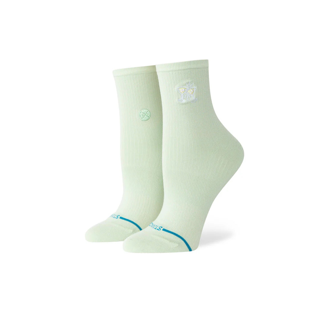 Stance Fine Rib Quarter - Green