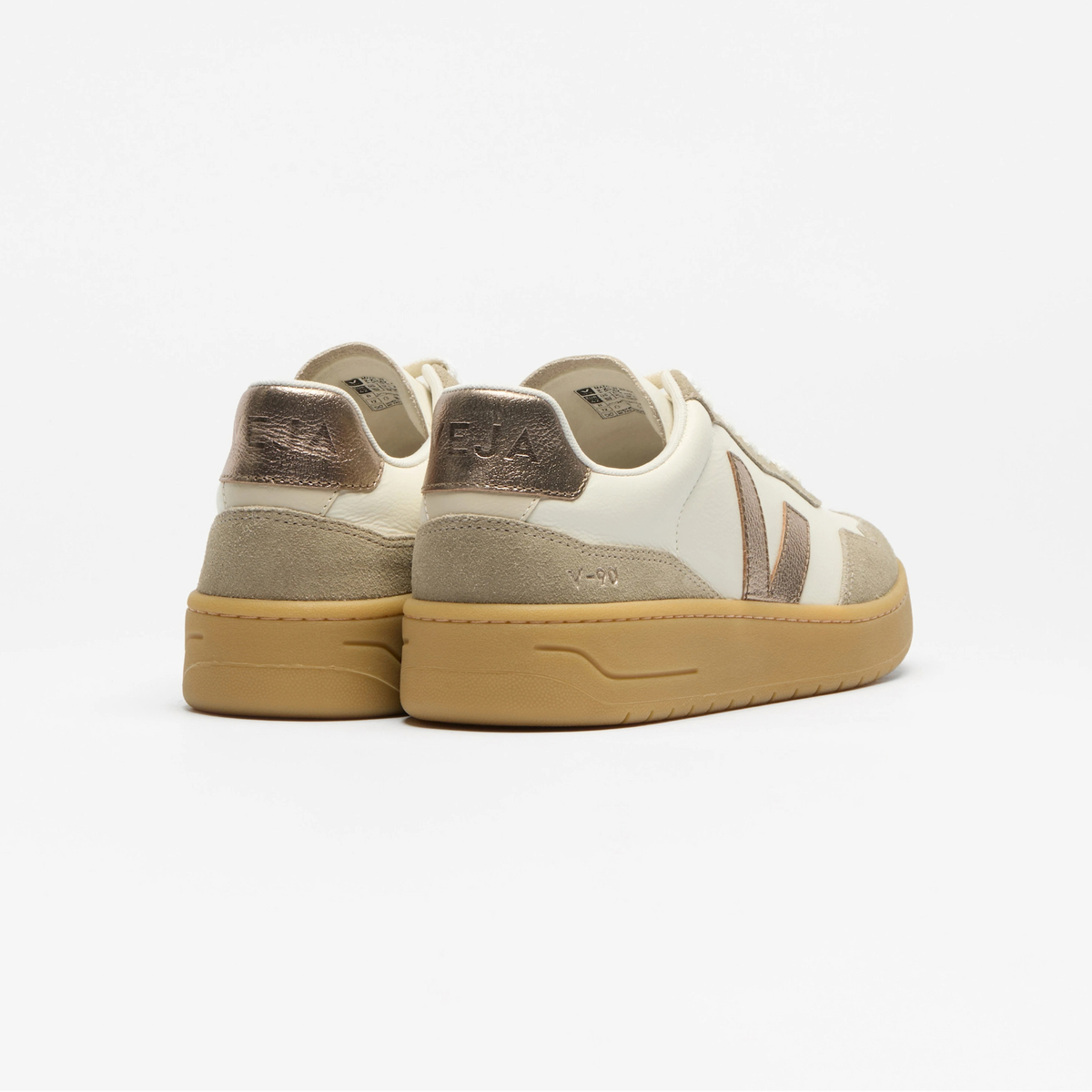 Veja V-90 Leather - Pure Bronze Natural
