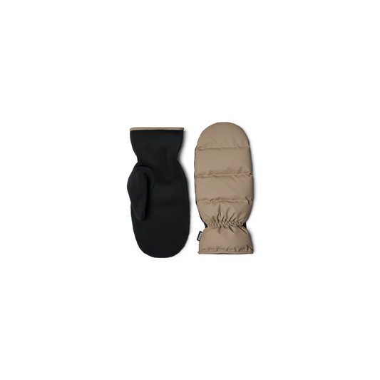 Rains Lohja Puffer Mittens - Beige