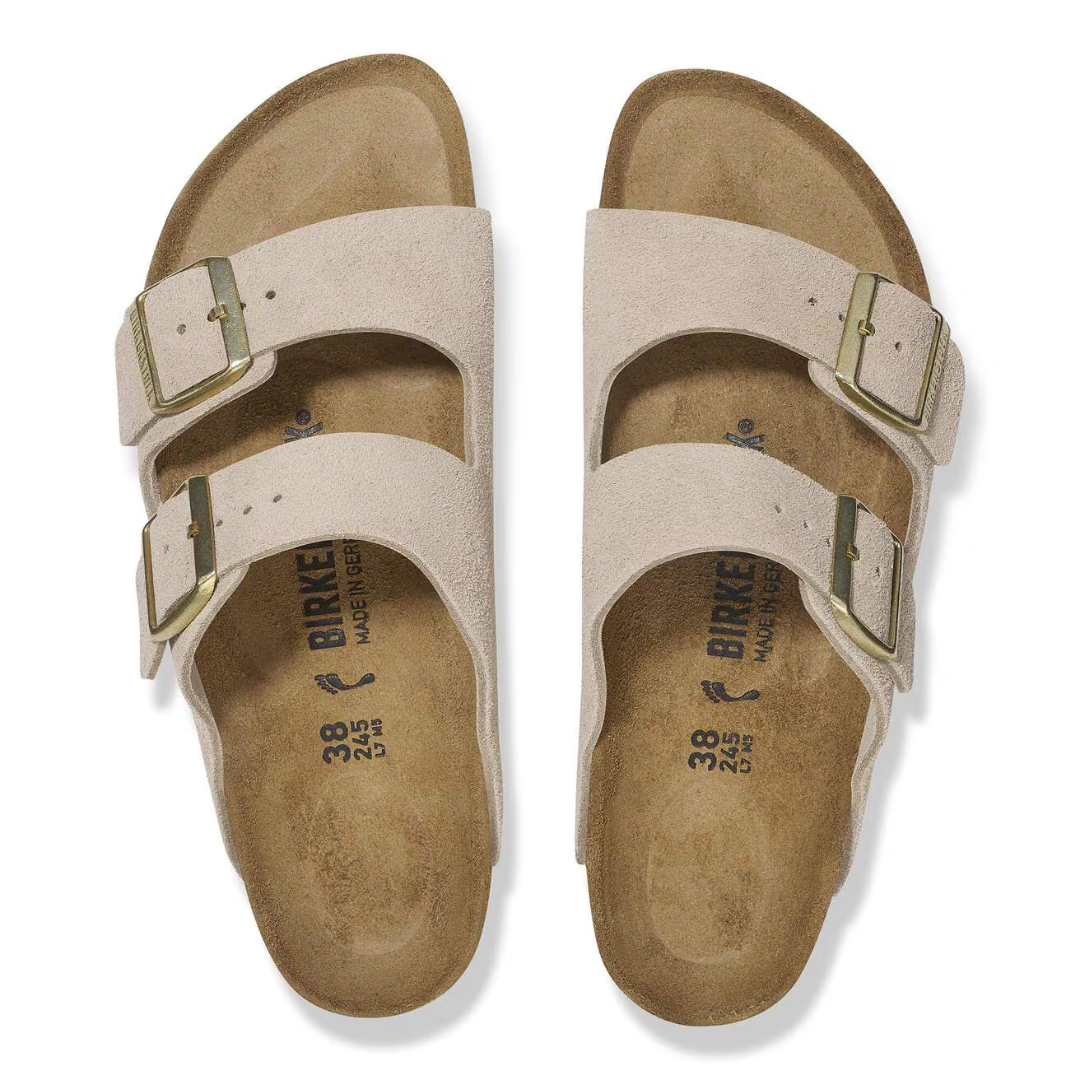 Birkenstock Arizona Suede - Sandcastle - Walk by Streetart