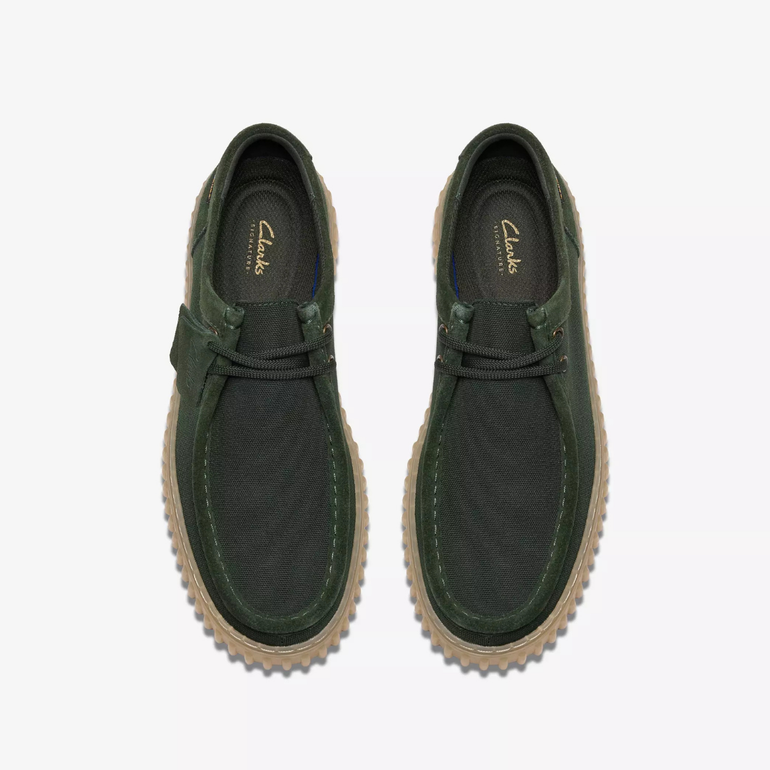 Clarks Torhill Lo - Green - Walk by Streetart