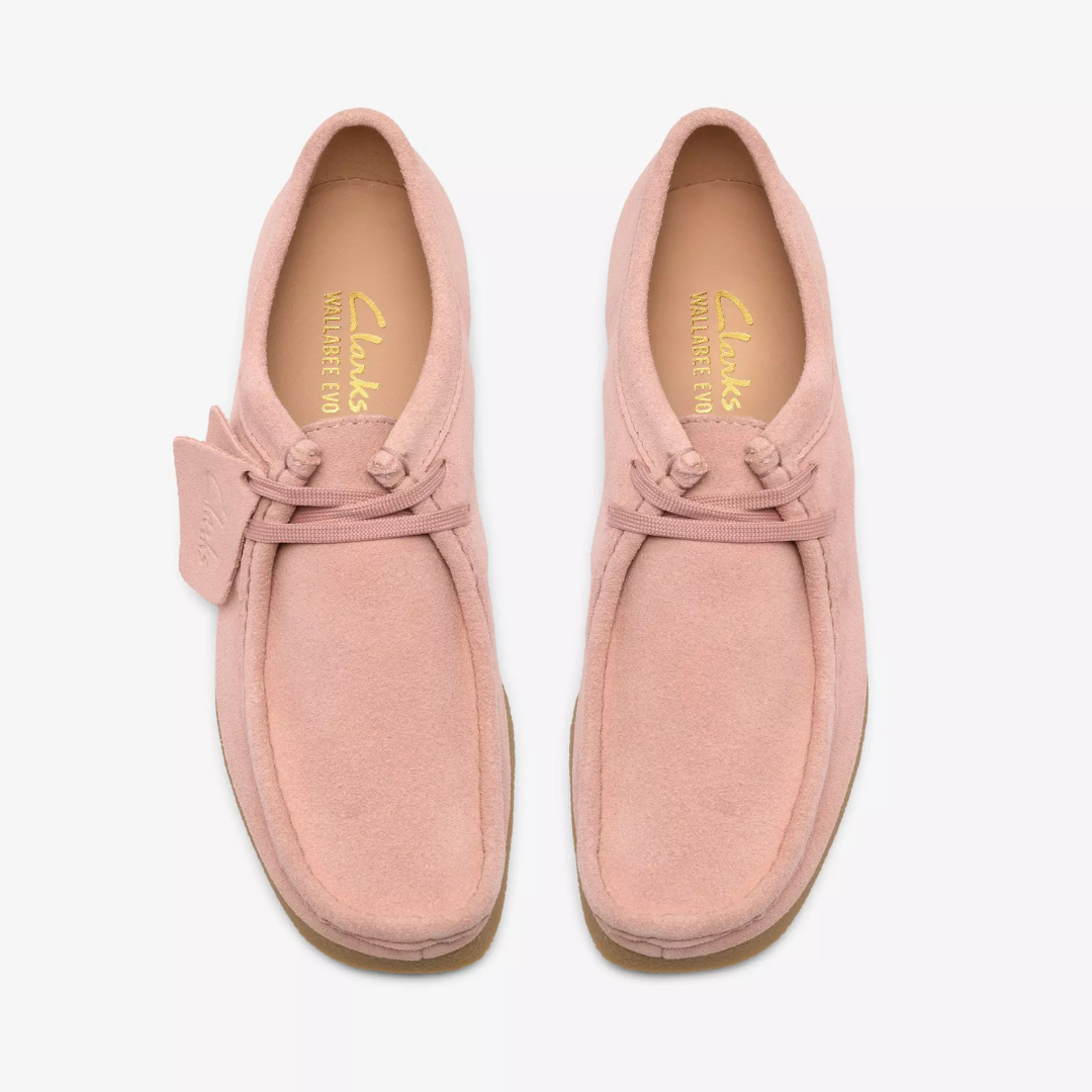 Clarks Wallabee Evo - Light Pink Suede