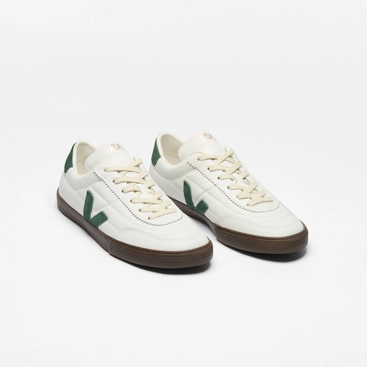 Veja Panenka Leather - White / Cyprus / Eagle - Walk by Streetart